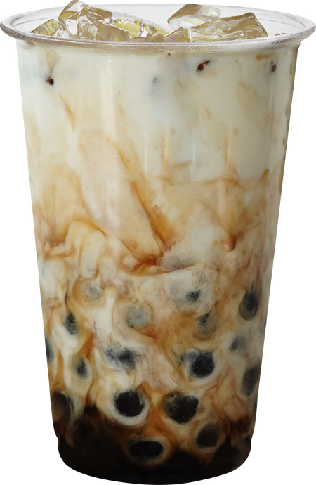 Iced Boba in Plastic Cup